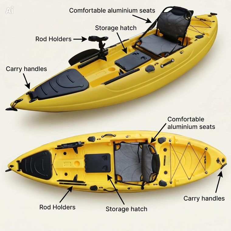 Vicking Codia kayak, compact paddle kayak