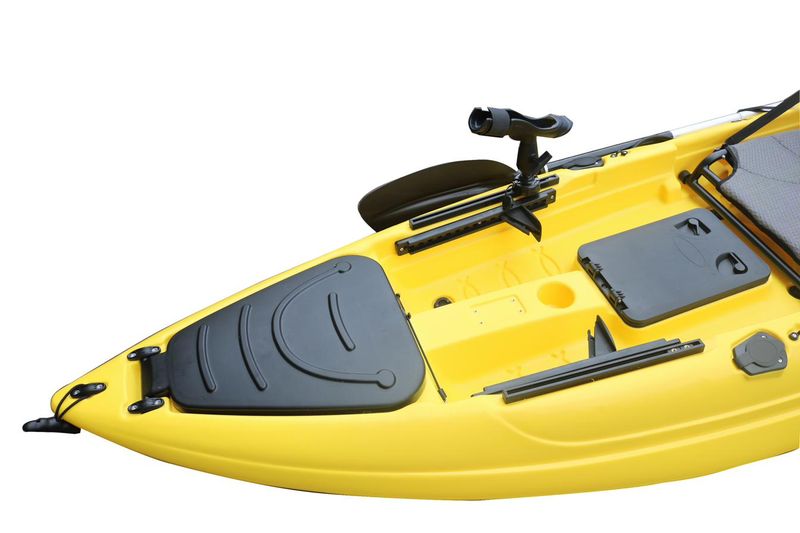 Vicking Codia kayak, rear section detail showing storage hatch and accessory mount